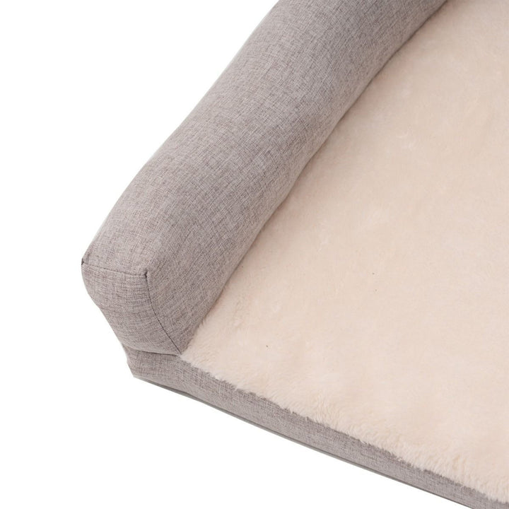 Territory Dog & Cat Khaki Lounger Bed, 30" x 20"