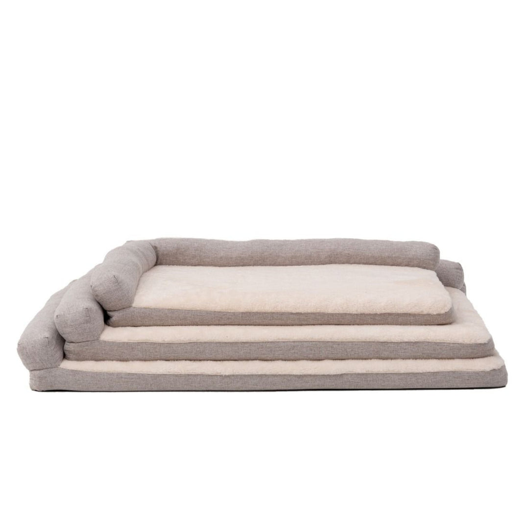 Territory Dog & Cat Khaki Lounger Bed, 36" x 27"