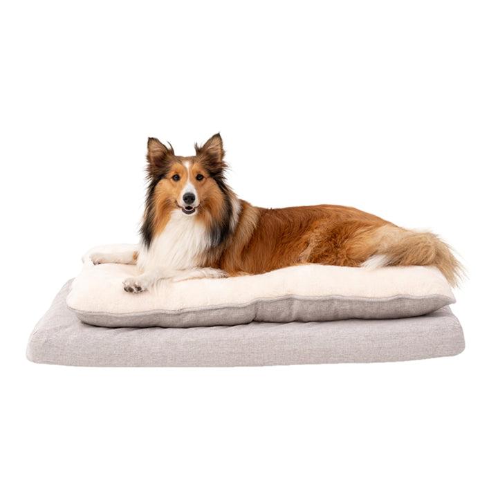Territory Dog & Cat Khaki Pillow Top Bed, 36" x 23"