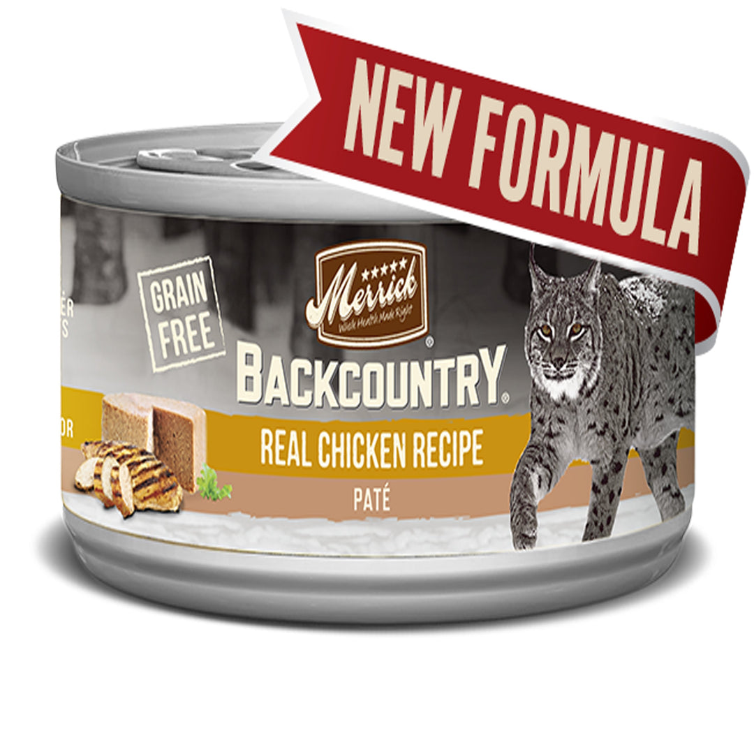 Merrick Cat Backcountry Chicken Pate 3oz. (24 Pack)
