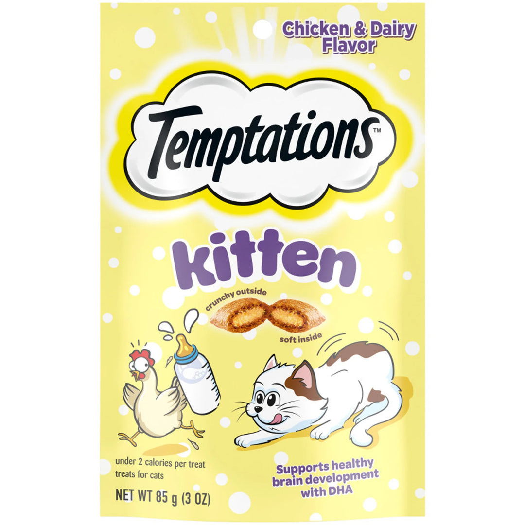 Temptations Kitten Cat Treat Chicken & Dairy 1ea/3 oz