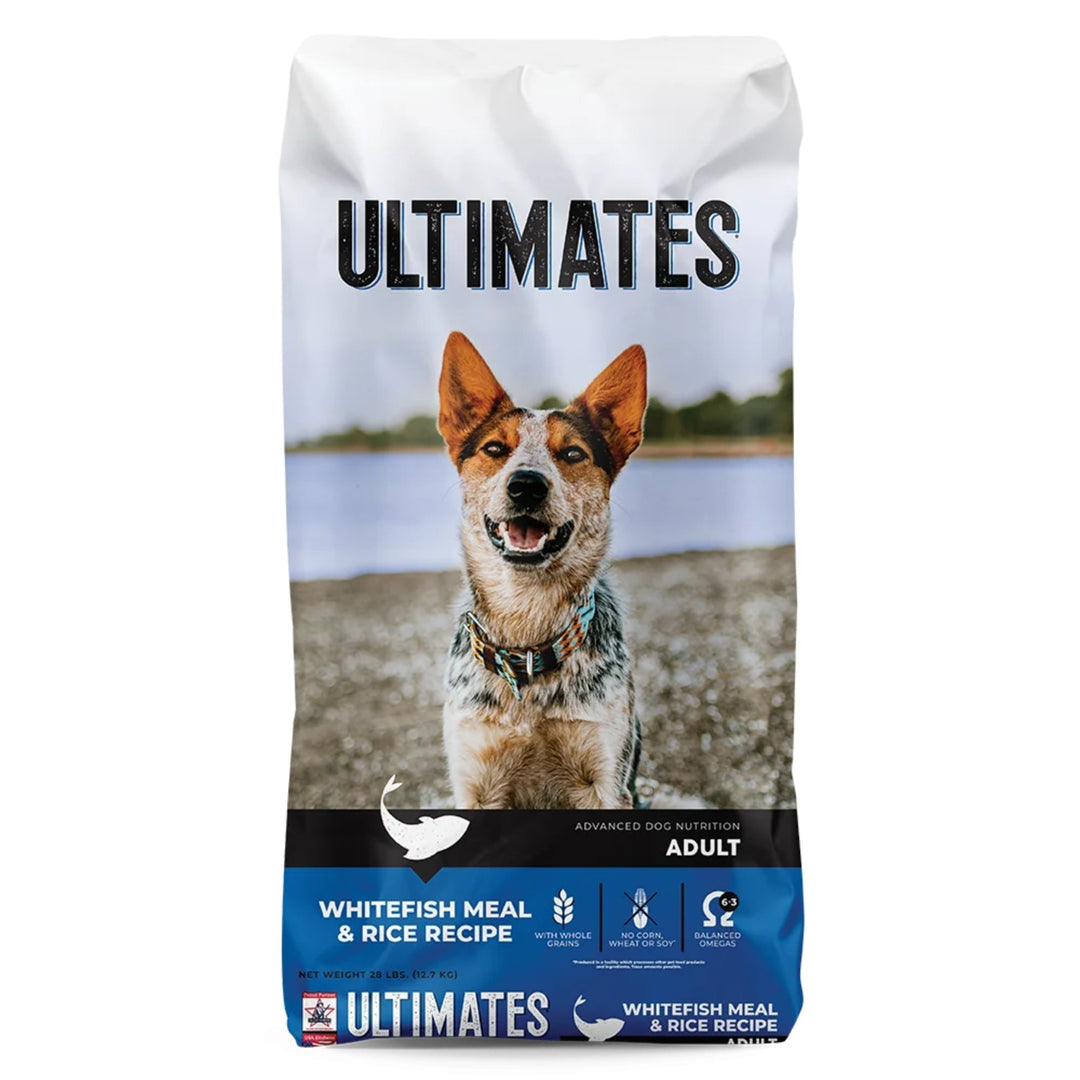 Ultimates Dry Dog Food Whitefish Meal & Rice 5lb