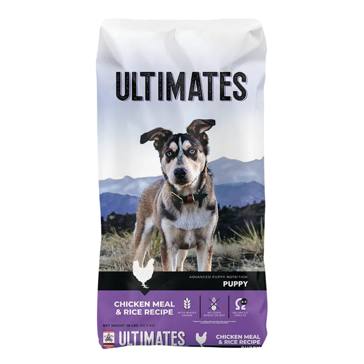 Ultimates Puppy Dry Dog Food Chicken Meal & Rice 28lb