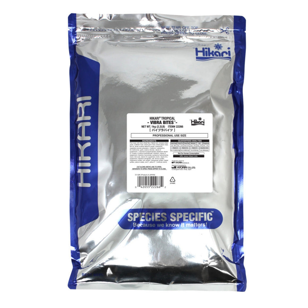 Hikari USA Vibra Bites Tropical Fish Food 1ea/2.2 lb