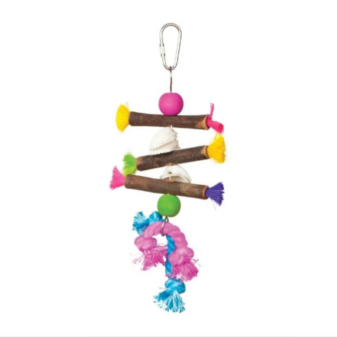 Tropical Teasers Shells And Sticks Bird Toy 5.5 x 9in.