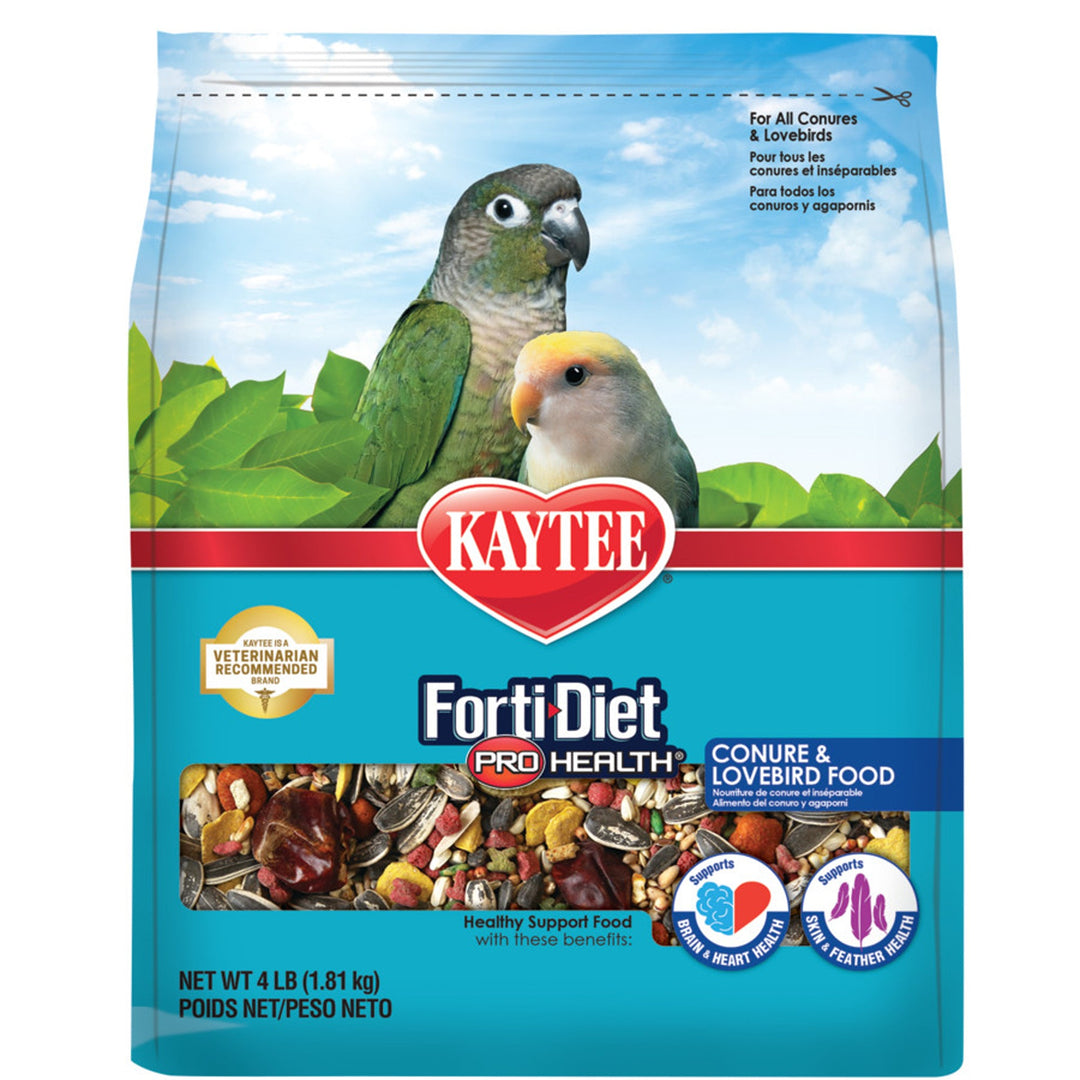 Kaytee FortiDiet Pro Health NourishProtect Conure  Lovebird Food 1ea/4 lb