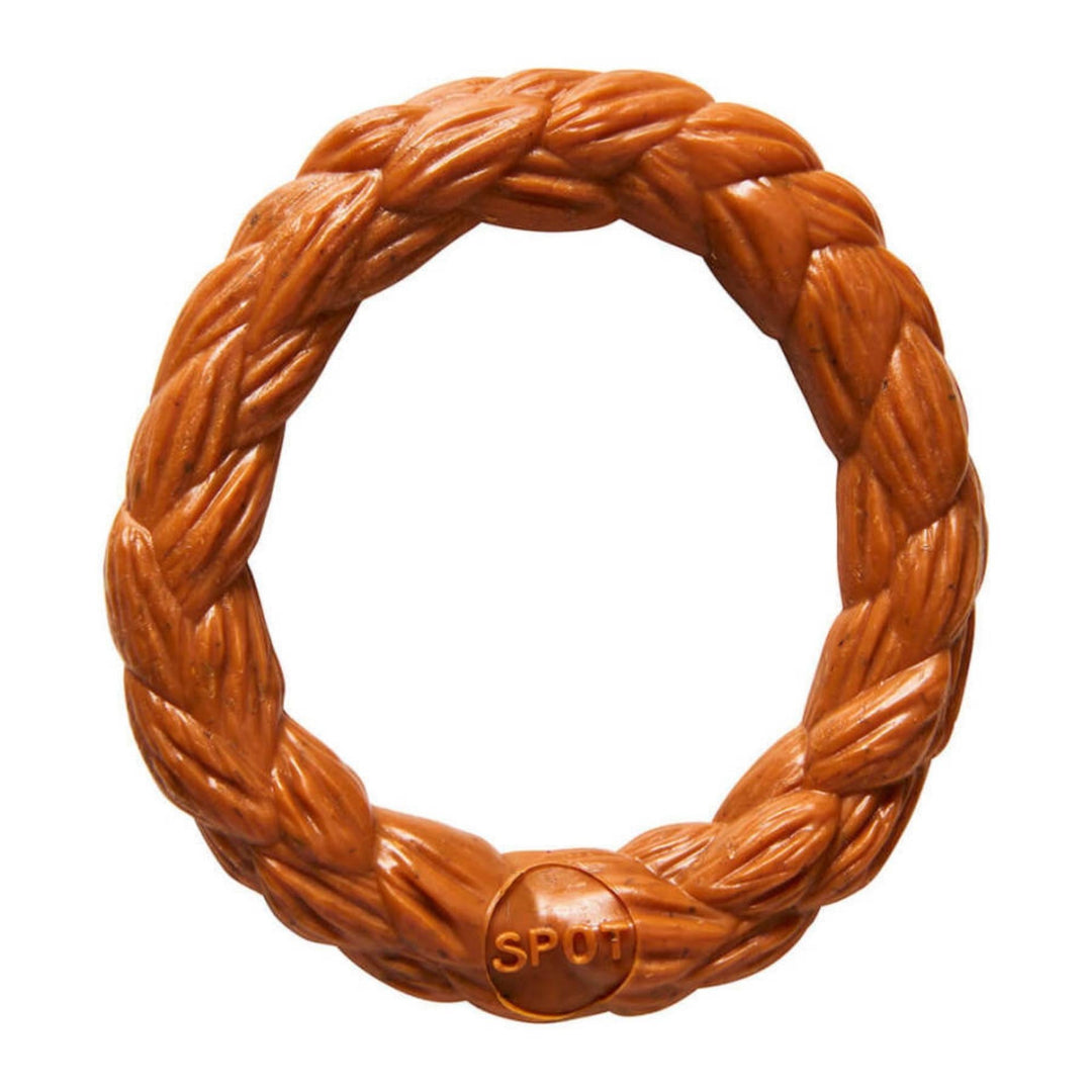 Bam-Bone Braid Ring Dog Toy Hickory, 1ea/5 in Default Title