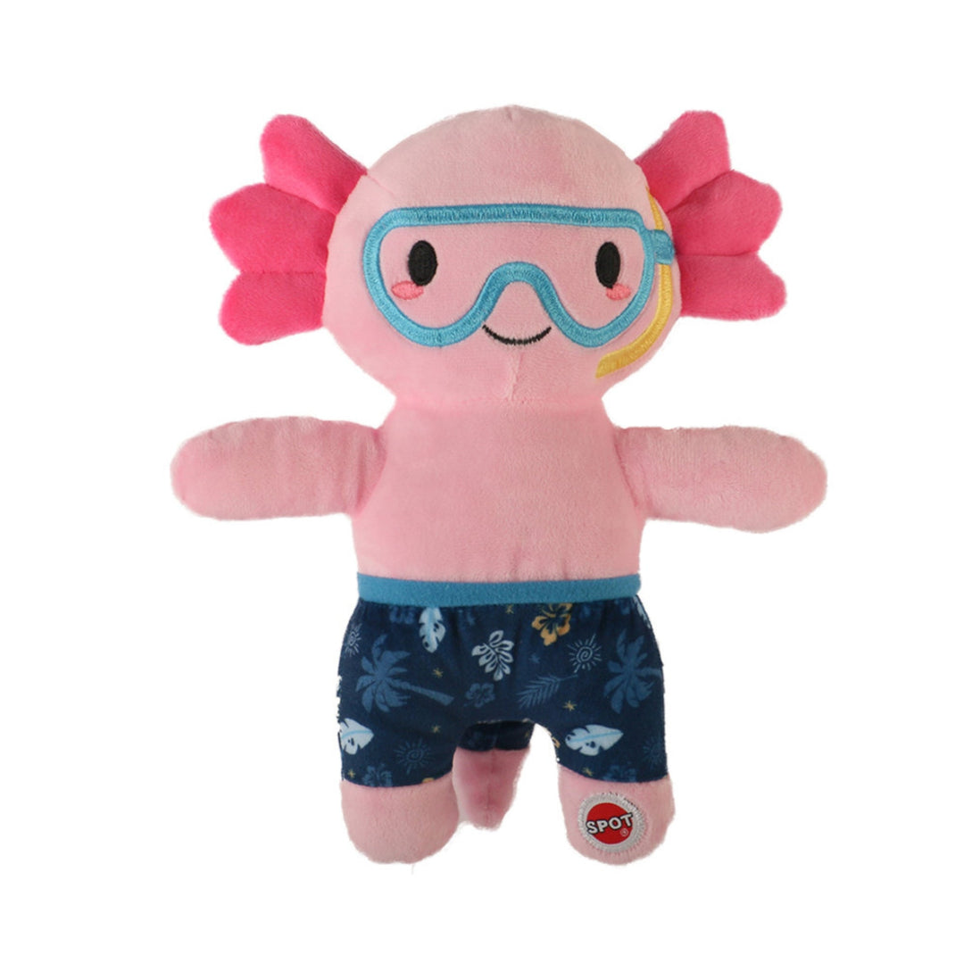 Spot Axolotl In Swimwear Dog Toy 1ea/10 in