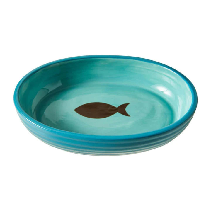 Spot Elegance Cat Bowl Aqua, 1ea/6 in