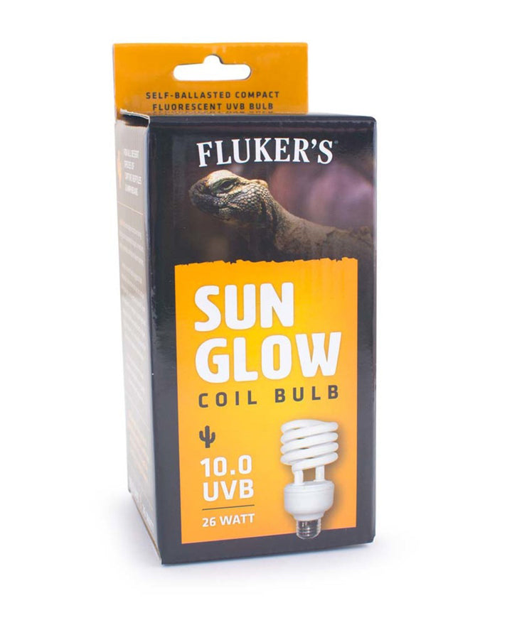Fluker's Sun Glow 10.0 UVB Desert Coil Bulb White 1ea/26 W-
