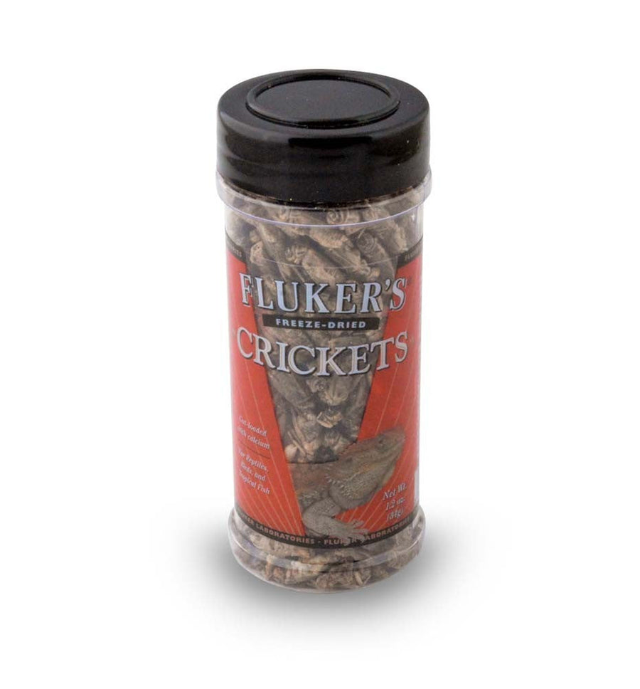 Fluker's Freeze Dried Crickets Reptile Food - 1.2 oz-