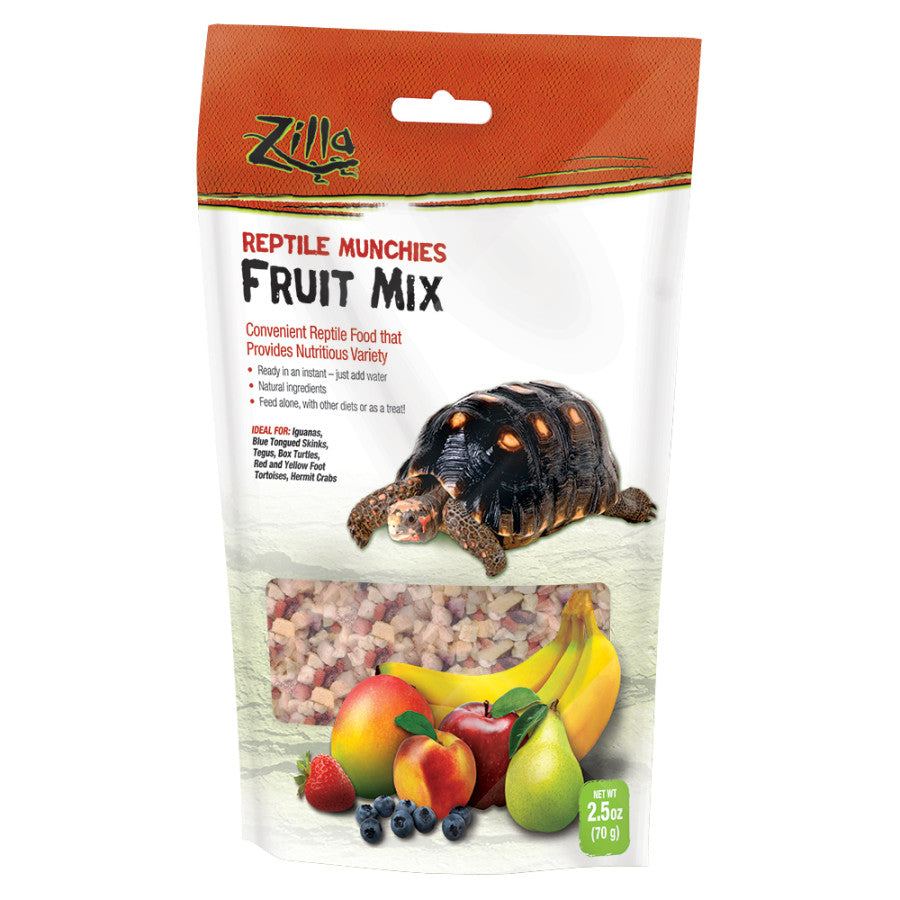 Zilla Reptile Munchies Fruit Mix Black 1ea/2.5 oz-