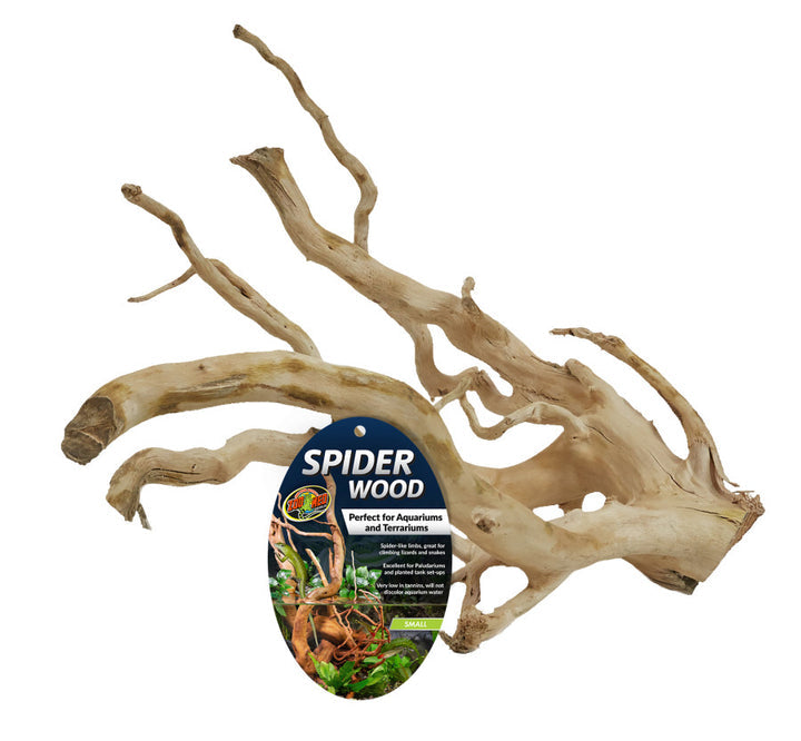 Zoo Med Spider Wood Brown 1ea/SM-