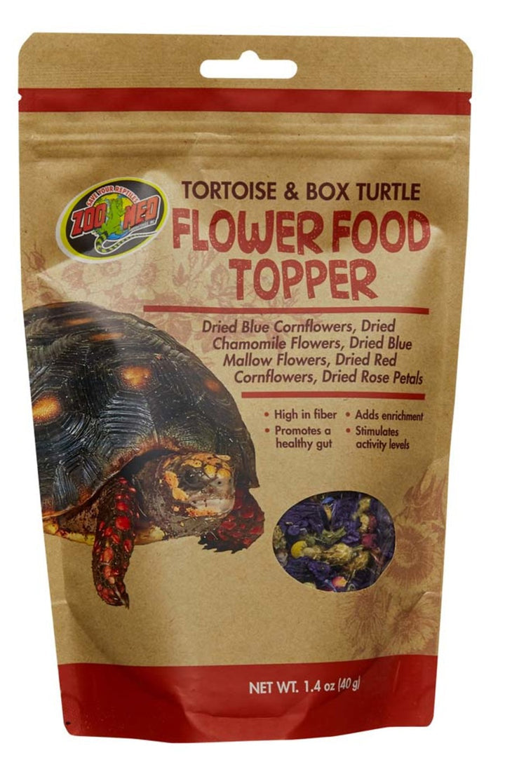 Zoo Med Tortoise & Box Turtle Flower Food Topper 1ea/1.4 oz-