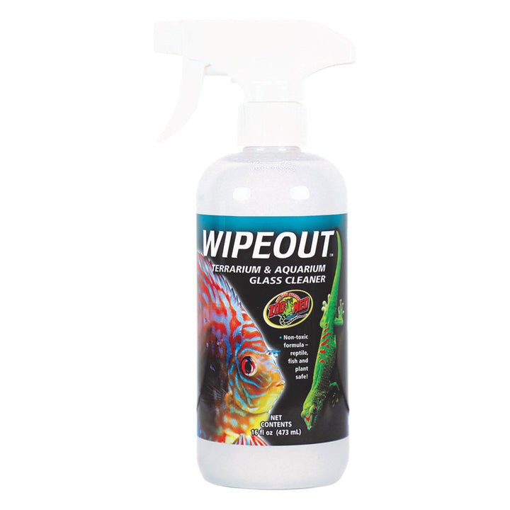 Zoo Med WipeOut Terrarium  Aquarium Glass Cleaner 1ea/16 oz