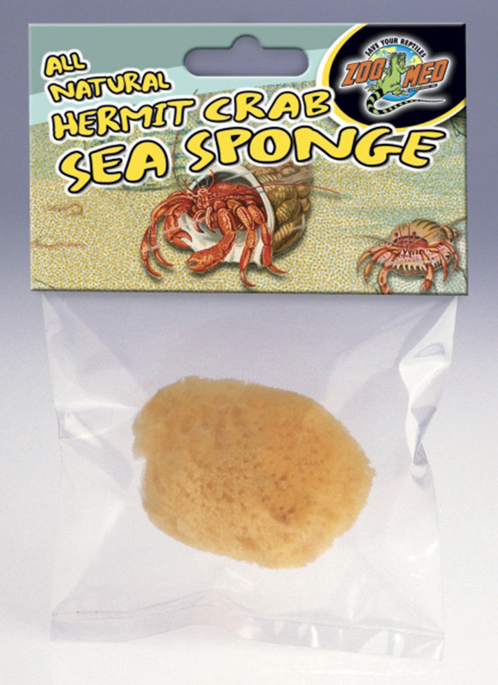 Zoo Med All Natural Hermit Crab Sea Sponge Yellow, 1ea/1 ct