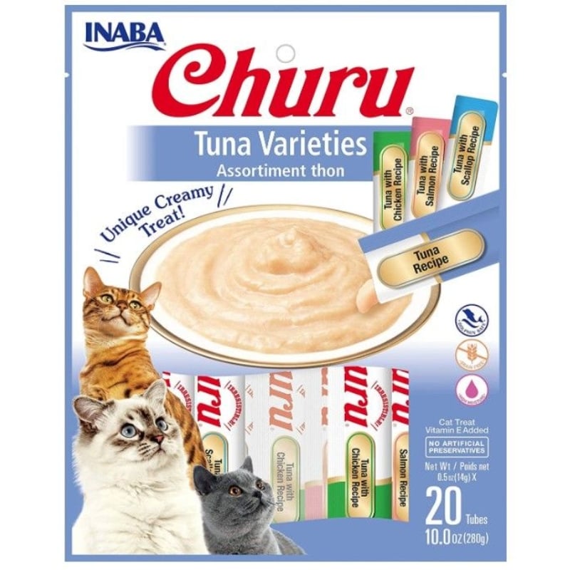 Inaba Churu Tuna Varieties Creamy Cat Treat - 20 count-