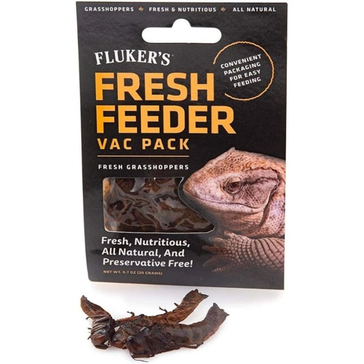 Flukers Grasshopper Fresh Feeder Vac Pack - 0.7 oz-