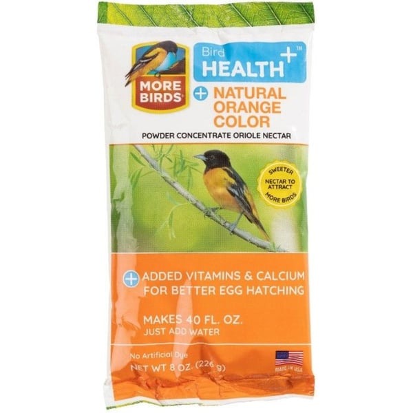 More Birds Health Plus Natural Orange Oriole Nectar Powder Concentrate - 8 oz-