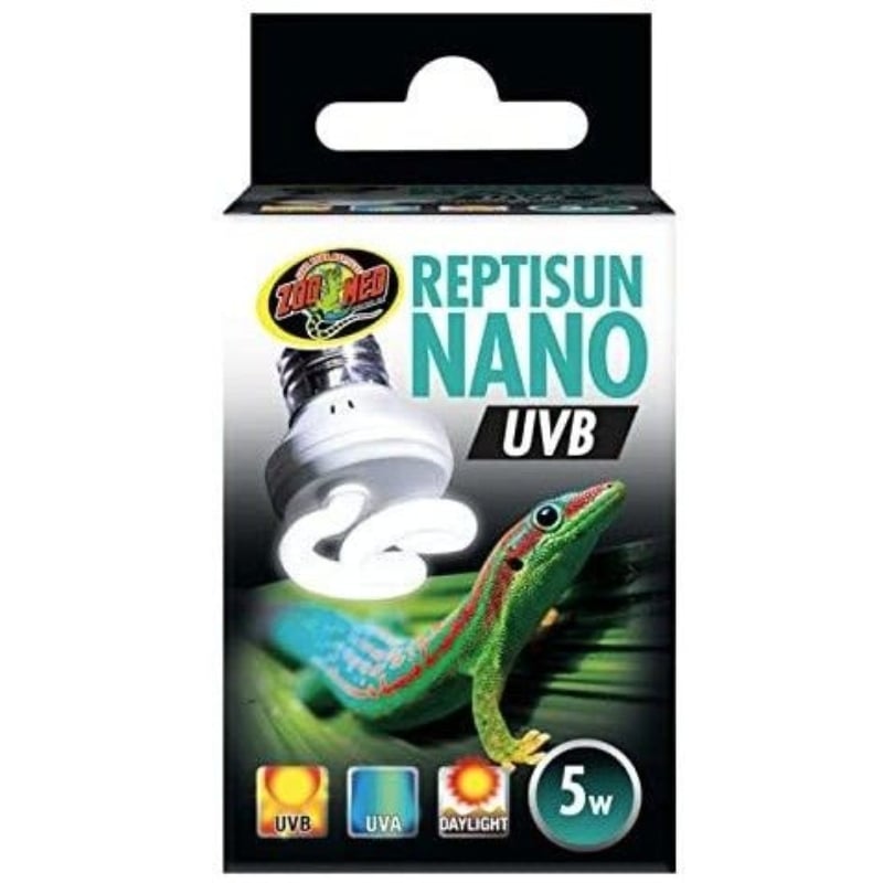 Zoo Med Reptisun Nano UVB Bulb 5 watt - 1 count-