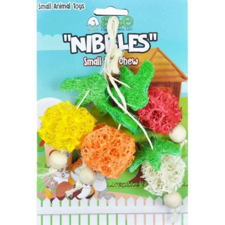 AE Cage Company Nibbles Fruit Bunch Loofah Chew Toy - 1 count-