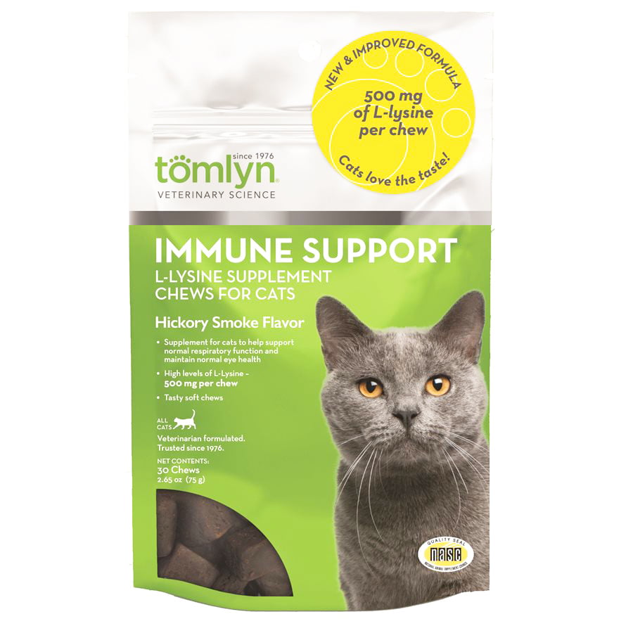 Tomlyn L-Lysine Cat Immune Support Chews 1ea/2.65 oz, 30 ct