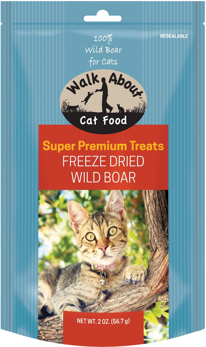 Walk About Cat Freeze Dried-Wild boar-6 packs-