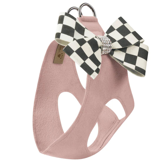 Windsor Check Nouveau Bow Step In Harness- Classic Neutrals-