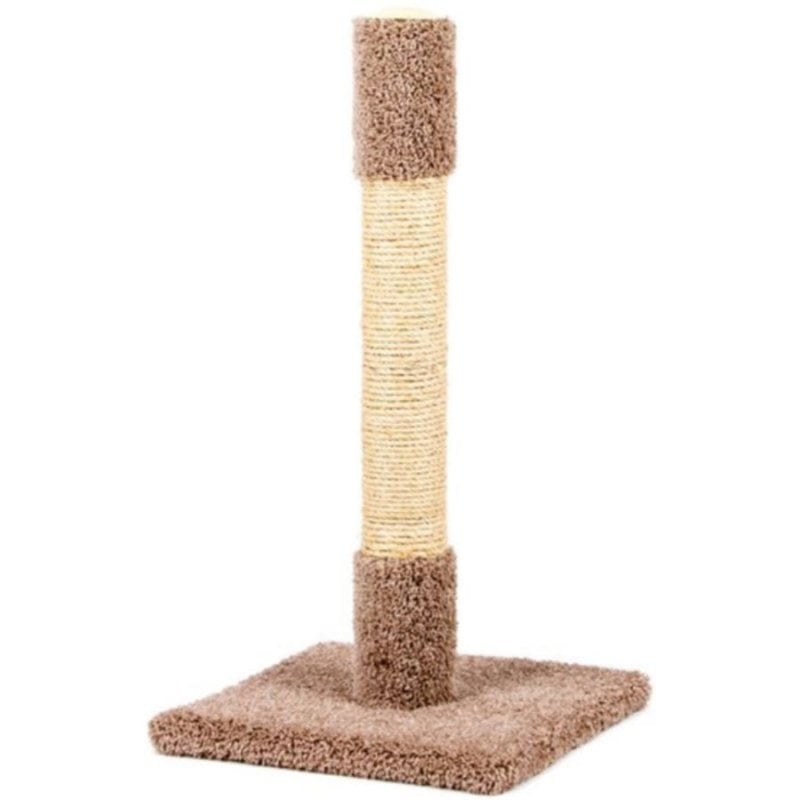 Classy Kitty Cat Decorator Scratching Post Carpet & Sisal Assorted Colors - 32" tall-