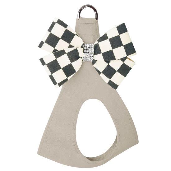 Windsor Check Nouveau Bow Step In Harness- Classic Neutrals-TC-Doe-