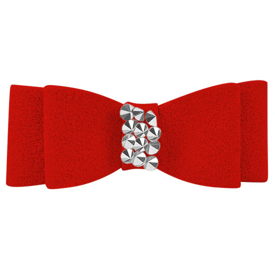 Crystal Rocks Hair Bow-TC-Red Pepper-