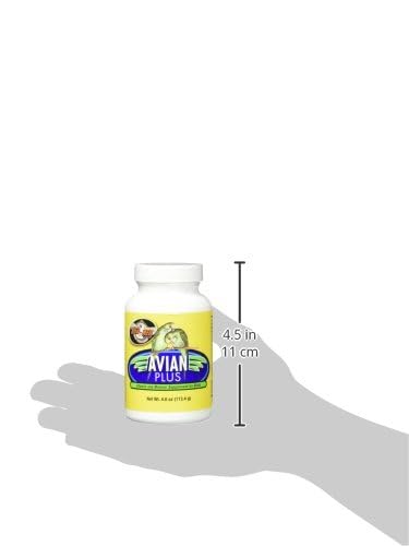 Zoo Med Laboratories Avian Plus Bird Vitamins, 4 oz