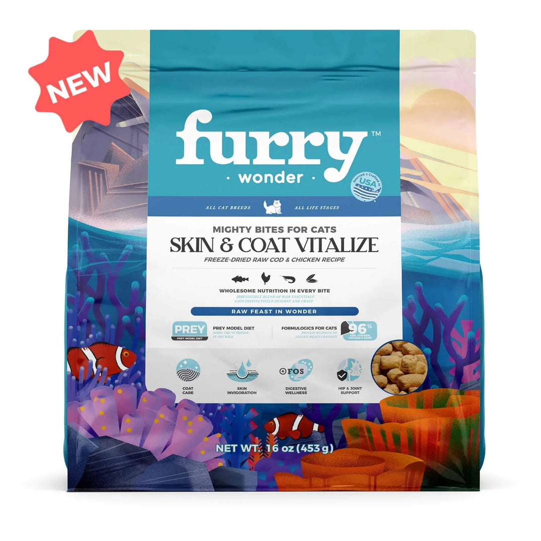 Skin&Coat Vitalize Freeze-Dried Raw Cod&Chicken Recipe for Cats