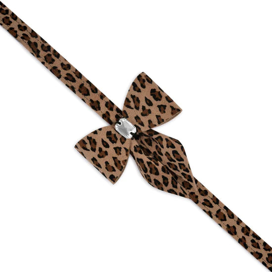 Cheetah Couture Tail Bow Leash-