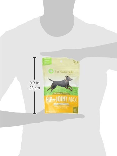 Pet Naturals Hip and Joint Pro Chews for Dogs, Duck, 60 Count