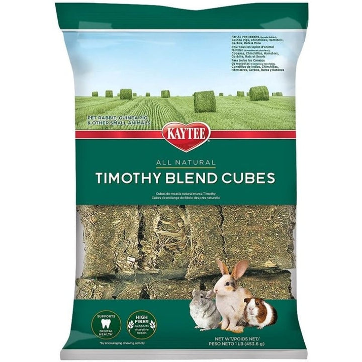 Kaytee Natural Timothy Blend Cubes - 1 lb-