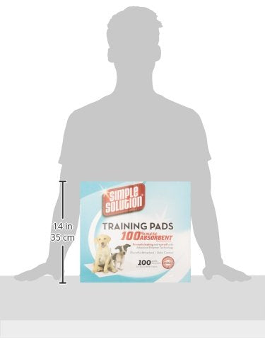 Simple Solution Large Puppy Training Pads, Leak Proof, 23"x24" 100 Count