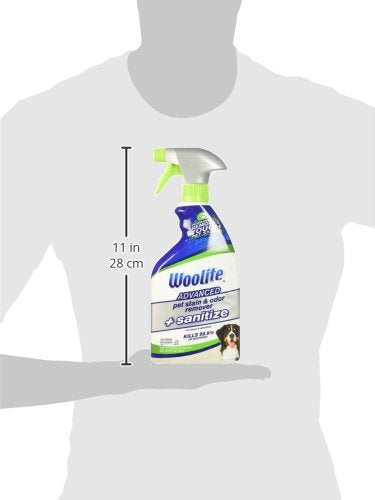 Bissell Woolite Advanced Pet Stain &amp; Odor Remover + Sanitize, 11521 (22fl oz)