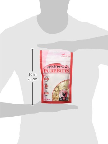 PureBites Chicken Single Ingredient Freeze Dried Dog Treats, 3 oz