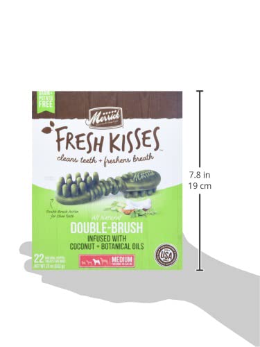 Merrick Fresh Kisses Natural Medium Dental Chews for Dogs, 22 ct. Box