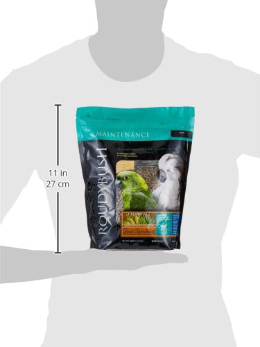 RoudyBush Daily Maintenance Bird Food, Small Pellets, 44 oz