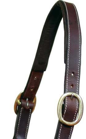 Derby Originals Liverpool Fancy Stitched Padded Adjustable Leather Horse Halter