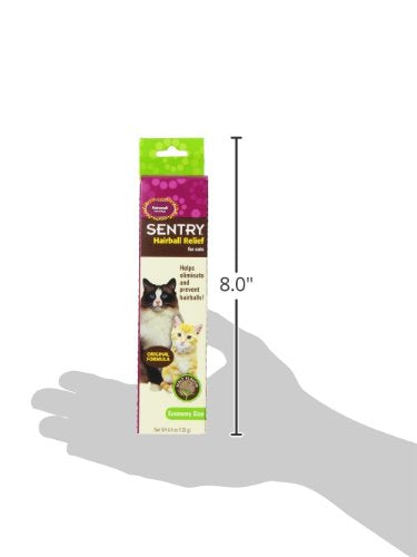 SENTRY PET CARE Sentry Hairball Relief for Cats,Malt Flavor,4.4 Ounces