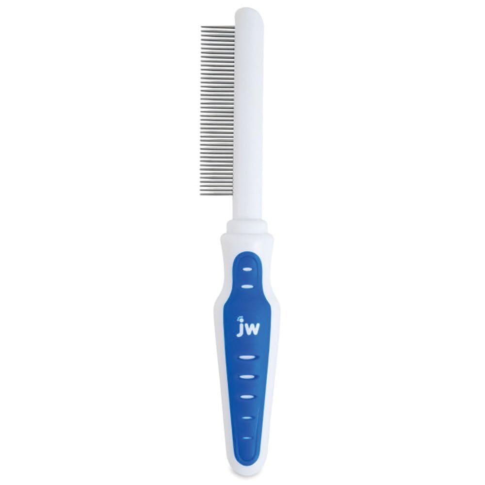 JW Pet GripSoft Cat Comb for Shedding and Tangles, Medium and Long Hair