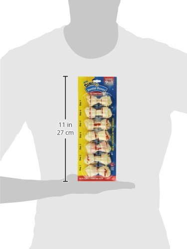 Dingo Mini Dental Bones Dog Treats with Real Chicken for Small Dogs, 7 Ct