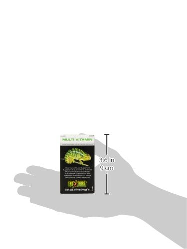 Exo Terra Multi Vitamin Powder Supplement for Reptiles &amp; Amphibians, 2.5 oz