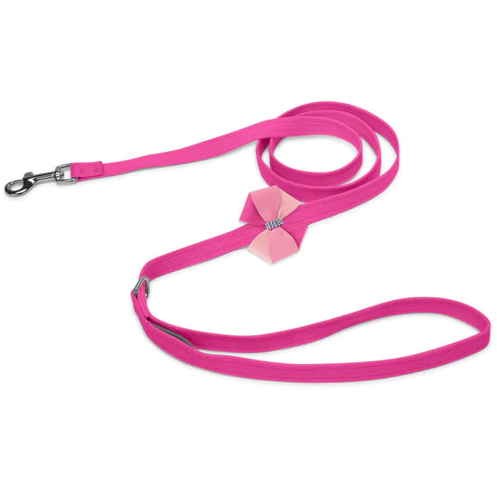 Pink Velvet Leash-Pink Sapphire-4 FT-