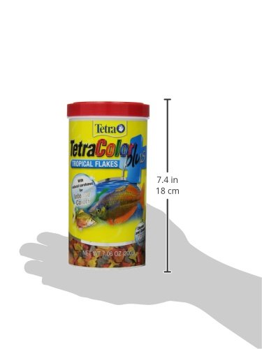 Tetra ColorPlus Tropical Flakes Fish Food, 7.06 oz