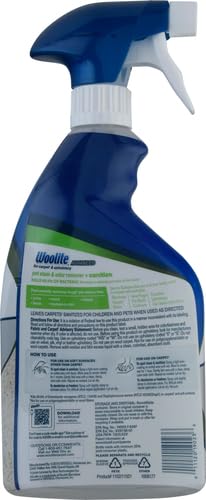 Bissell Woolite Advanced Pet Stain &amp; Odor Remover + Sanitize, 11521 (22fl oz)