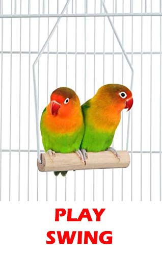 Large Open/Close Top Bird Cage Side Breeding Nest Box Doors Easy Clean Pull Out Tray Clear Feeder Cups for Canary Parakeet Cockatiel Lovebird Finches with Removable Rolling Stand